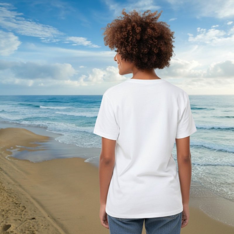 ACTIVE WHITE 100% COTTON TSHIRT