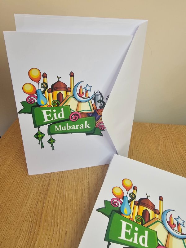 Eid Mubarak A5 Card